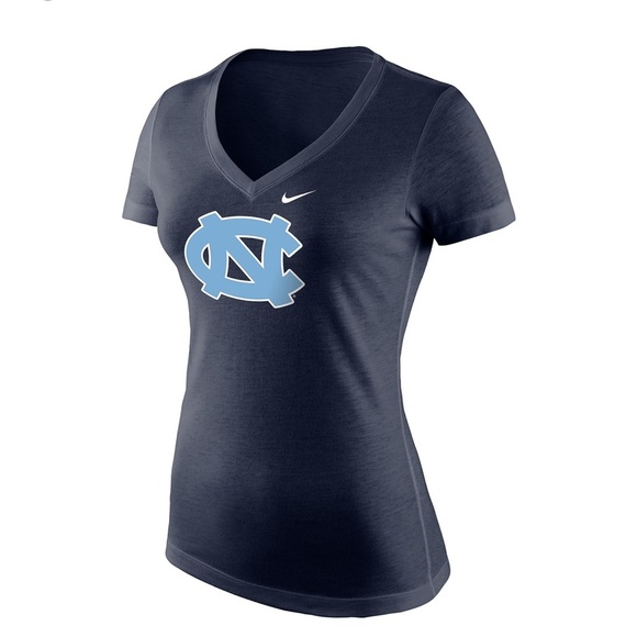 Nike Dri Fit • Women’s Tarheels V Neck Tee - Picture 1 of 7